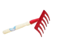 Грабли прямые 6-ти зубые &quot;ЛЮКС&quot; с деревянной ручкой