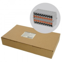 STEKKER Зажим блоч.д/распр.тока нагруз.push-in, 18т,сеч.2,5мм,450V,24А,серый LD580 PTFIX 18/25 49746