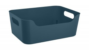 Корзинка универсальная "SCANDI", 270Х190Х105мм 4,6л синий 434200817 Бытпласт