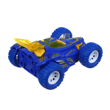 ИГРОЛЕНД Машинка трюковая, свет, разворот, 3хLR41, АBS, РР, 12x9,5x5,5см, 4 дизайна