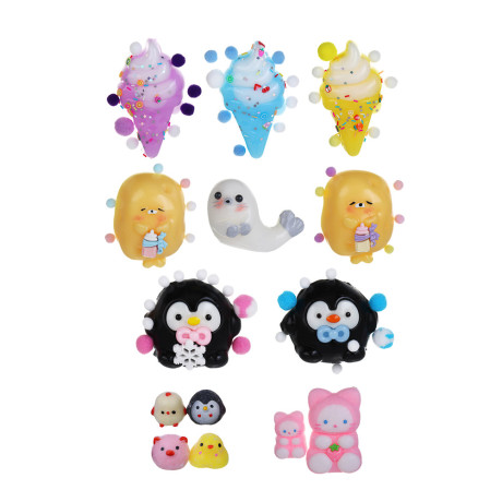 ИГРОЛЕНД Игрушка антистресс "Жмякалка", TPR, 13×15см, микс