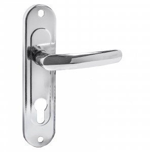 Зенит РФ1-70.02 хром к замку ЗВ 7-70 Комплект ручек20)