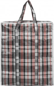 Сумка хозяйственная Клетка 40*35*15см, полипропилен 8581 Рыжий Кот