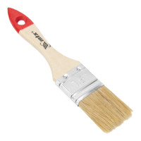 Кисть плоская &quot;Стандарт&quot; 1.5&quot; (38 мм) натуральная щетина, деревянная ручка MTX