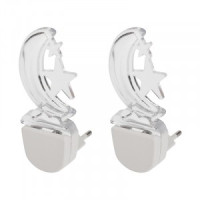 REXANT Комплект ночник св/д ЛУННАЯ НОЧЬ BLUE 1W 11,3х4,7х5см 230В/50Гц (2шт/уп,цена/уп) 75-0311-1