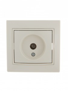 Lezard Мира роз. TV СУ 1 мест. крем. (RG6, проходн.) (корпус PC) 701-0303-129