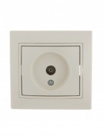 Lezard Мира роз. TV СУ 1 мест. крем. (RG6, проходн.) (корпус PC) 701-0303-129