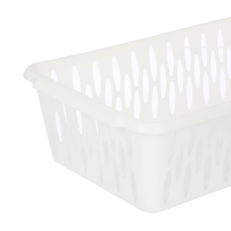 Корзинка для хранения Keeplex Light S 24,2х14,5х7,1см, пластик, белое облако