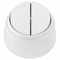 Bylectrica РЕТРО выкл. ОУ 2 кл. (корп. ABS-пластик) (10А), БЕЛЫЙ А510-2202
