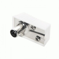 Штекер TV пласт. угл. Сигнал