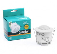 Camelion датчик движения ИК LX-453 потолочный встраиваемый 1200W 360° (дальность 6м) белый IP20