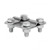 EKF PROxima Зажим контрольный прут-прут (пластина 57х57мм) HZ lp-55611