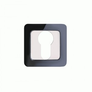 Накладка для ц/м АЛЛЮР АРТ ET-S1 BN/CP(42102) квадратное основание черн.никель/хром (100,10) (компл)