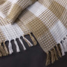 PROVANCE Basic Плед хлопок, 180х200см, клетка, бежевый