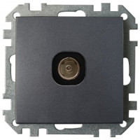 Bylectrica СТИЛЬ мех. розетки TV черный графит, (ТР-043 черный графит)