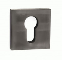 Накладка на цилиндр квадрат. PUERTO, хром блестящий INET AL 03 CP