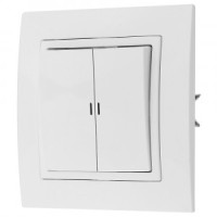 Bylectrica УЮТ выкл. СУ 2 кл. бел. (инд., пластик) C5 10-867