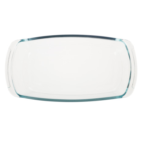 SATOSHI Форма для запекания жаропрочная прямоугольная, с ручками, узкая, стекло, 27х14х7,2см, 1,5л