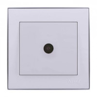 Lezard RAIN роз. TV оконечная СУ 1 мест. бел. с бок. вст. хром (корпус PC) 703-0225-130