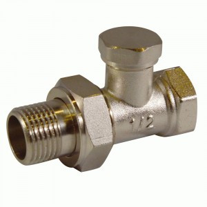 СТМ ТЕРМО Запорный клапан для радиатора прямой 1/2"CARSVL12