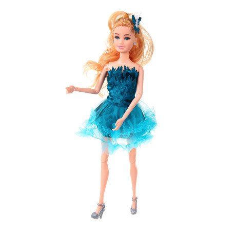 ИГРОЛЕНД Кукла нарядная шарнирная, 29 см, PP, PVC, полиэстер, 8х4х32 см, 4 дизайна