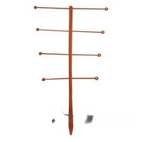 Поддержка для растений h-425мм КОРИЧ КП(20/300)