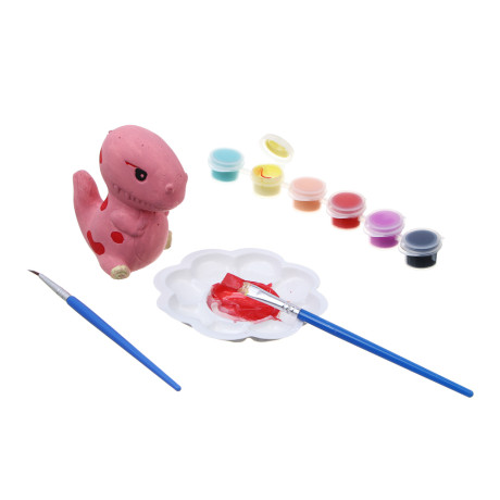 Набор для творчества 2в1 раскраска и раскопки "Динозавры", 39,5х26х7,5см, гипс, PP, 2 диз.