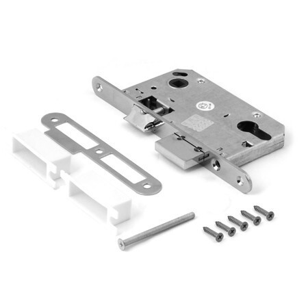 Замок врез 5300-CR (хром) Apecs (межос -85мм)  \30