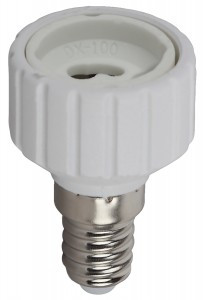 ЭРА Патрон-Переходник E14-GU10, белый 4912