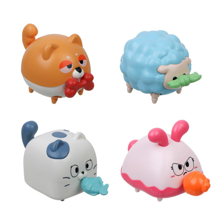 ИГРОЛЕНД Игрушка для малышей "Покорми питомца" заводная, ABS, 8х10х8см