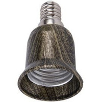 Ecola переходник с цоколя E14 на E27 Черненая бронза  A4T17HEAY (12!)