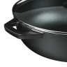 VETTA Вок чугун, d30х8,5см, стеклянная крышка