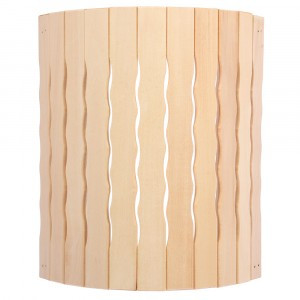 Абажур д/светильника Волна угловой, липа 26*10*31см, 32319 Банные штучки