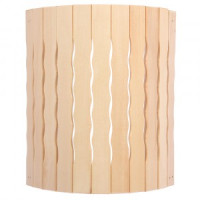 Абажур д/светильника Волна угловой, липа 26*10*31см, 32319 Банные штучки