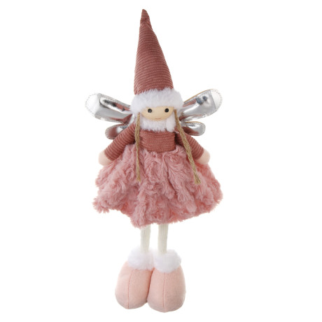 СНОУ БУМ Сувенир Ангелочек 40 см, полиэстер, красный
