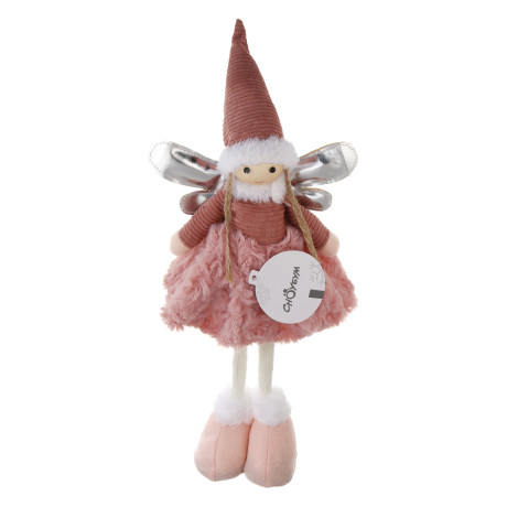 СНОУ БУМ Сувенир Ангелочек 40 см, полиэстер, красный