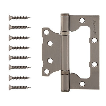 Петля AVERS 100х75-B2-GRF БЕЗ врезки 2подшипника (графит)  \2 (12/96)