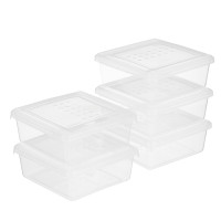 Набор контейнеров для заморозки 0,46л 5шт, пластик