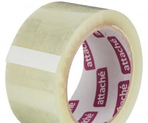 Клейкая лента упаковочная ATTACHE 50х66 прозрачная 50мкр. 48340