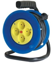 Удлинитель на катушке ПВС 2*2,5 (4 розетки) 25м