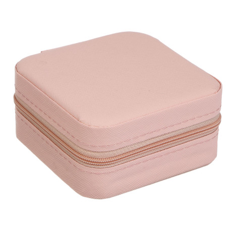 Шкатулка для украшений, 9,5x9,5x5 см, ПВХ, 5 цветов