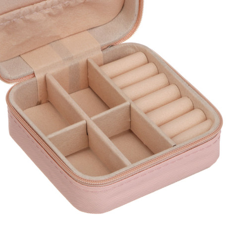 Шкатулка для украшений, 9,5x9,5x5 см, ПВХ, 5 цветов