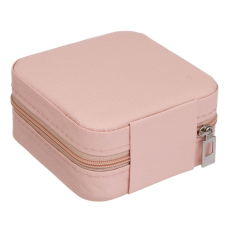 Шкатулка для украшений, 9,5x9,5x5 см, ПВХ, 5 цветов