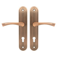 Ручки на планке AVERS HP-85.0423-AC (медь, под цилиндр, межос-85мм)   \24