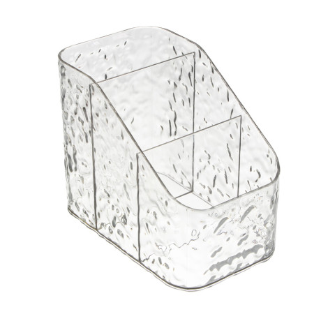 Органайзер для косметики и визажа тм ЮНИLOOK Ice 15х9х12см, пластик PET, #25666