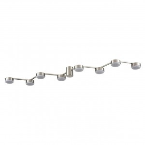 LUMION 8116/8C COMFI LN25 никель, мет. люстра LED GX53 8x7W 220V SANATA