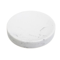 Мыльница тм VETTA Мрамор, смола (полирезин), бело-серый, 11x11x2,1см