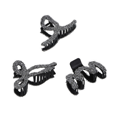 Краб для волос, тм ЮНИLOOK, 9см, 11 см, пластик, 3 дизайна, #5