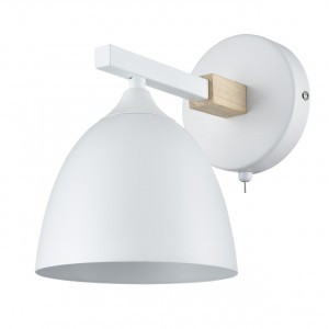 LUMION 8095/1W MODERNI LN25 бел./бел. мет., дерево/мет. Бра Е27 60W 220V COLANGE