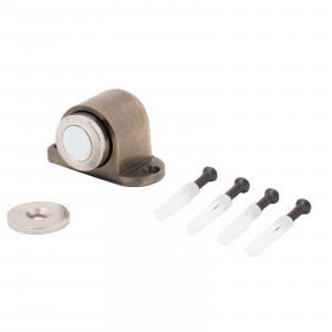 СТАНДАРТ Ограничитель магнитный 926 AB пушка ст.бронза ЕВРОПАКЕТ (280,35)